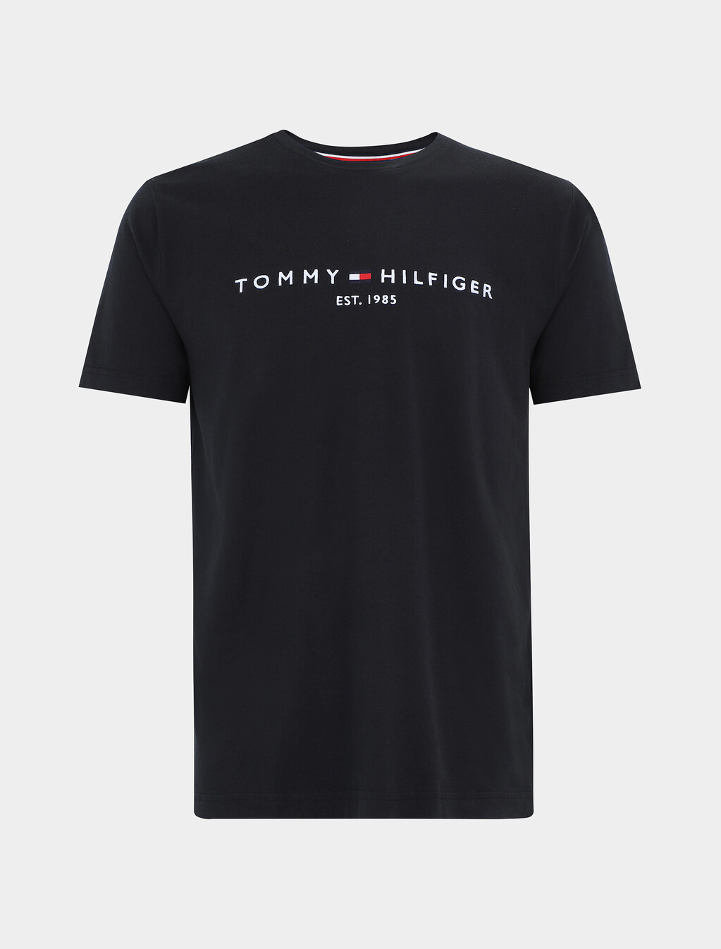 Organic Cotton Logo Tee, Jet Black, hi-res