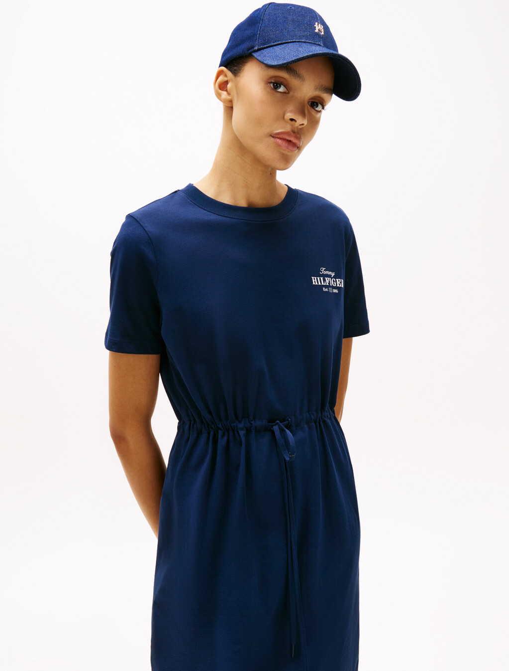 Hilfiger T 恤洋裝, Dark Night Navy, hi-res