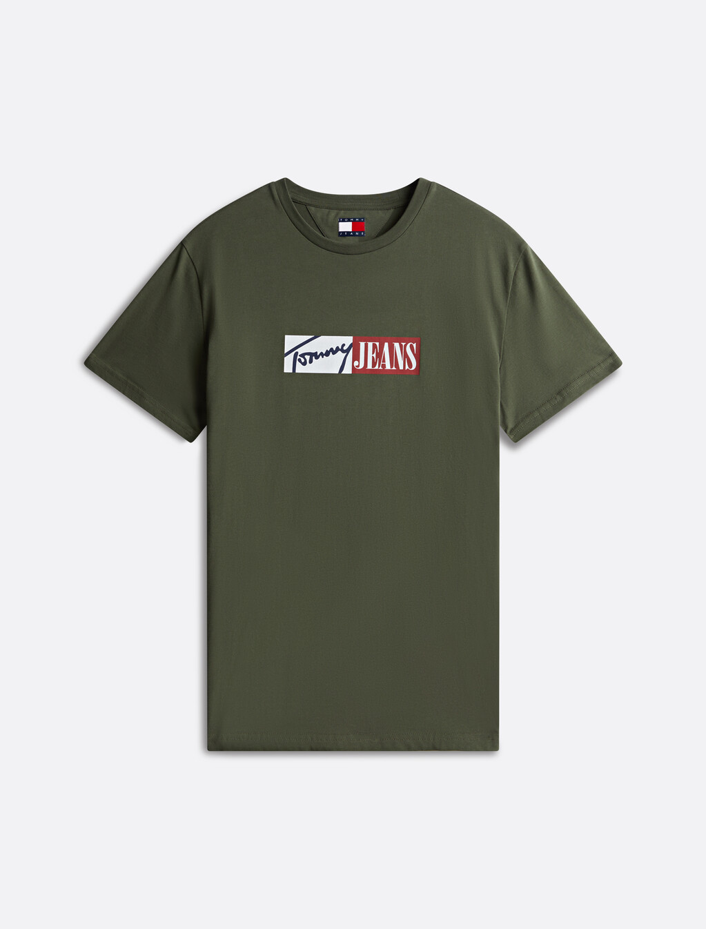 經典標誌修身 T 恤, Fatigue Green, hi-res