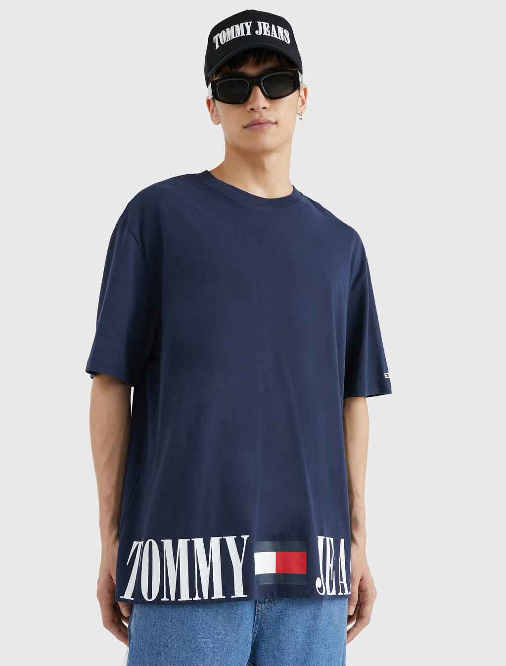 Graphic Oversized Fit T-Shirt, Twilight Navy, hi-res