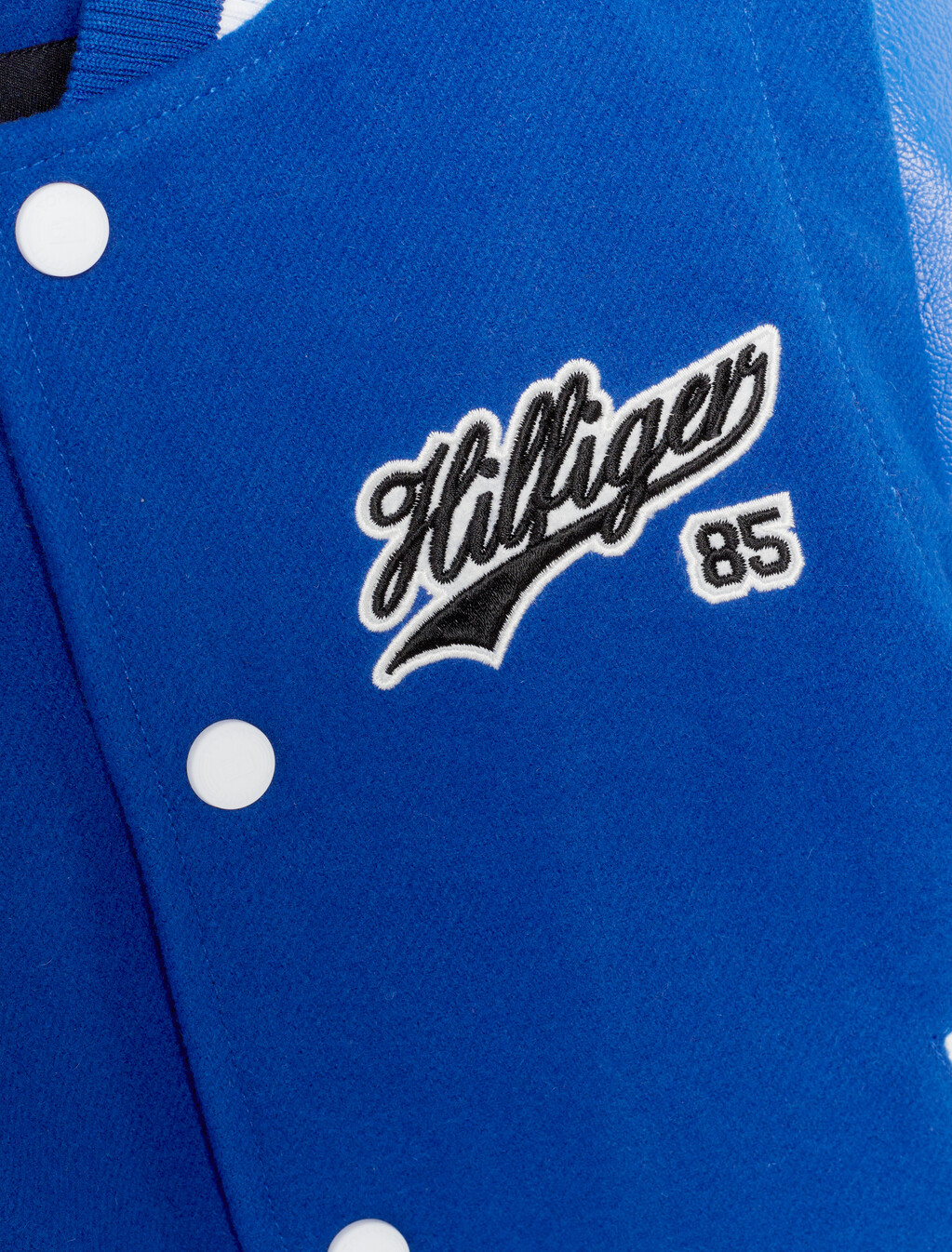 Varsity 拉鍊袖背面Logo飛行員外套, Ultra Blue, hi-res