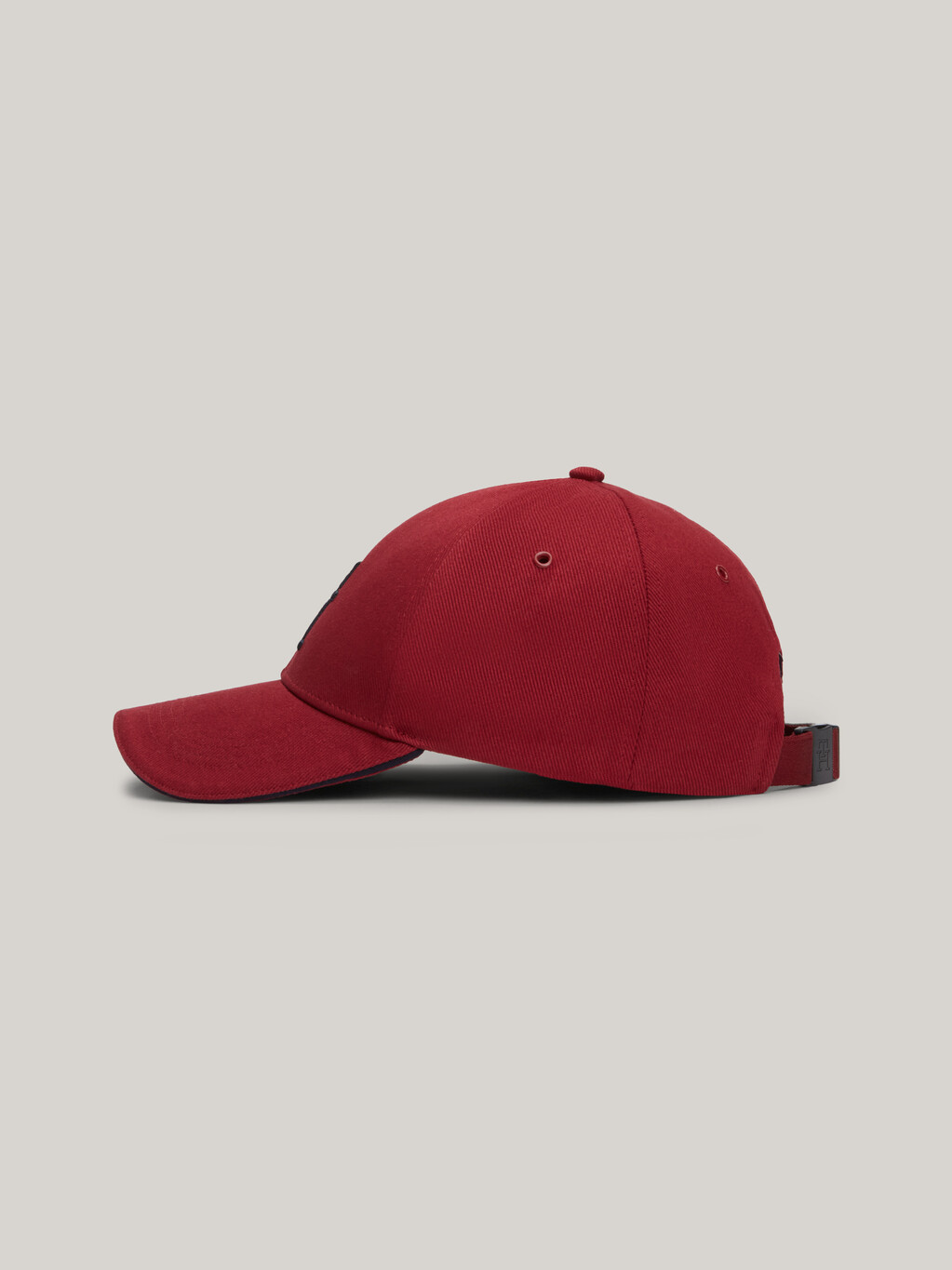 TH Monogram Embroidery Six-Panel Cap, Rouge, hi-res