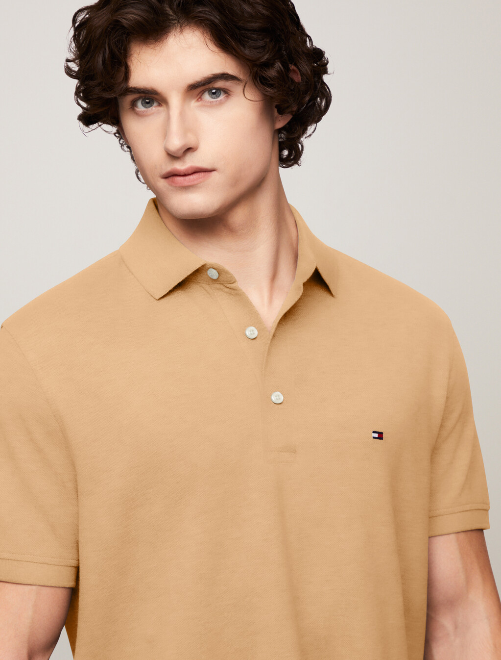 1985 系列修身 Polo 衫, Countryside Khaki, hi-res