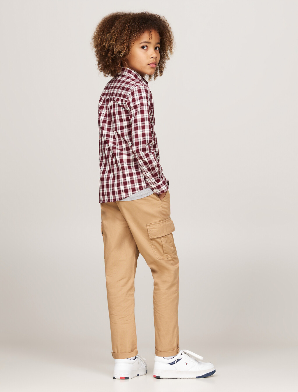 Check Regular Shirt, Rouge Buffalo Check, hi-res