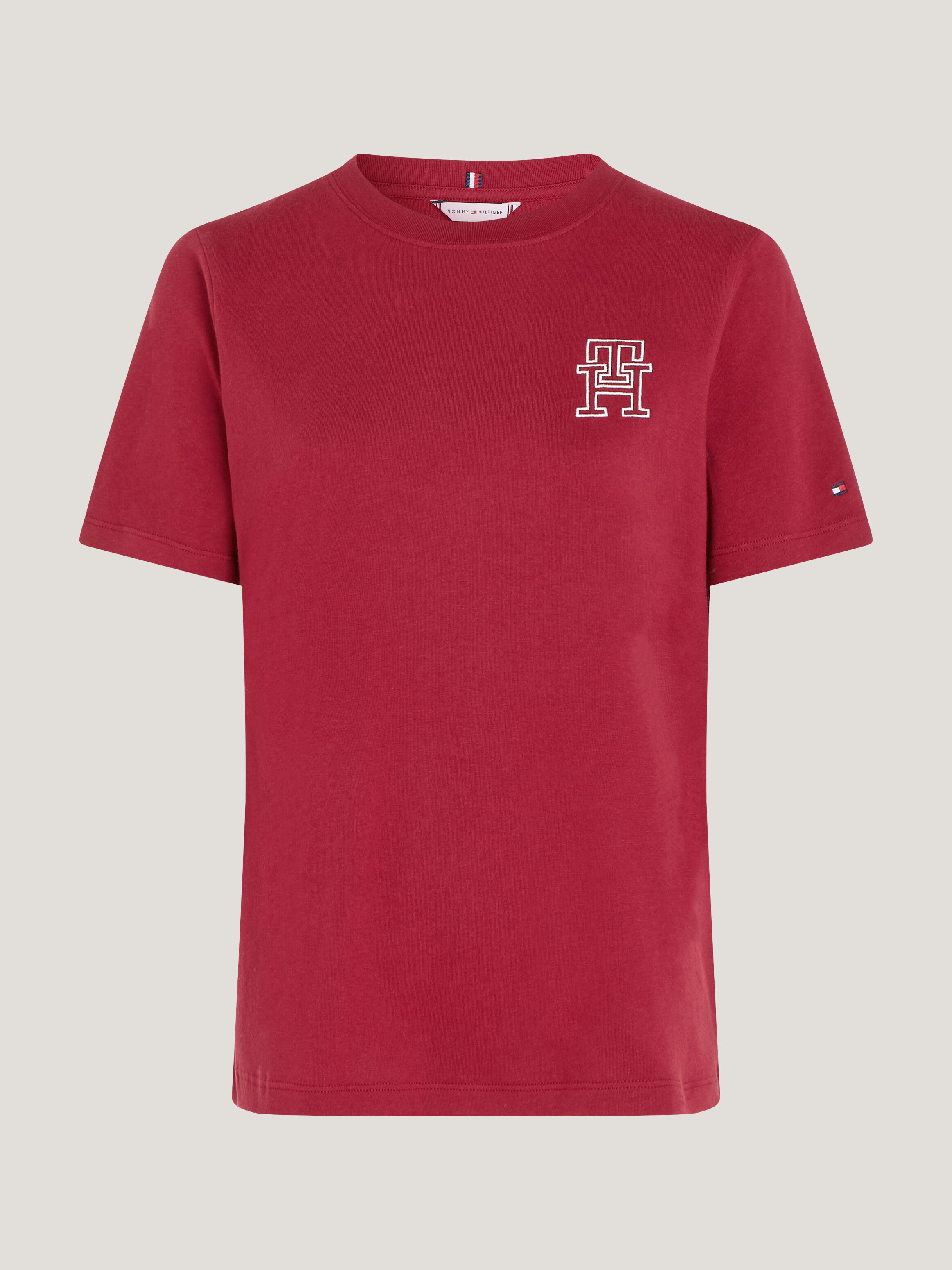 T shirt rouge tommy hilfiger online