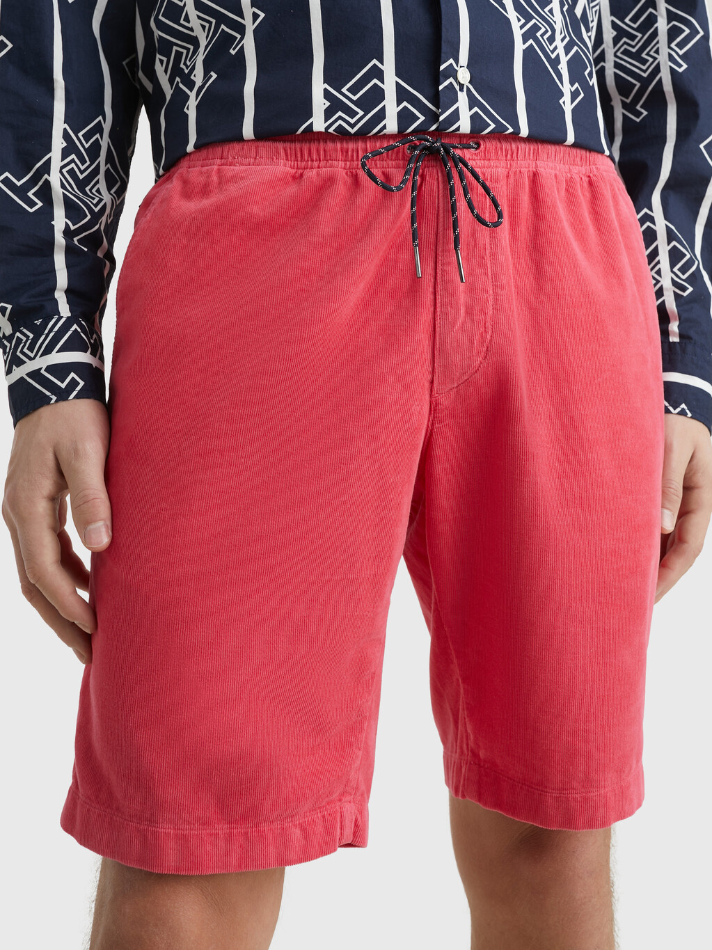 Harlem 燈芯絨寬鬆版型短褲, Deep Crimson Fruit, hi-res