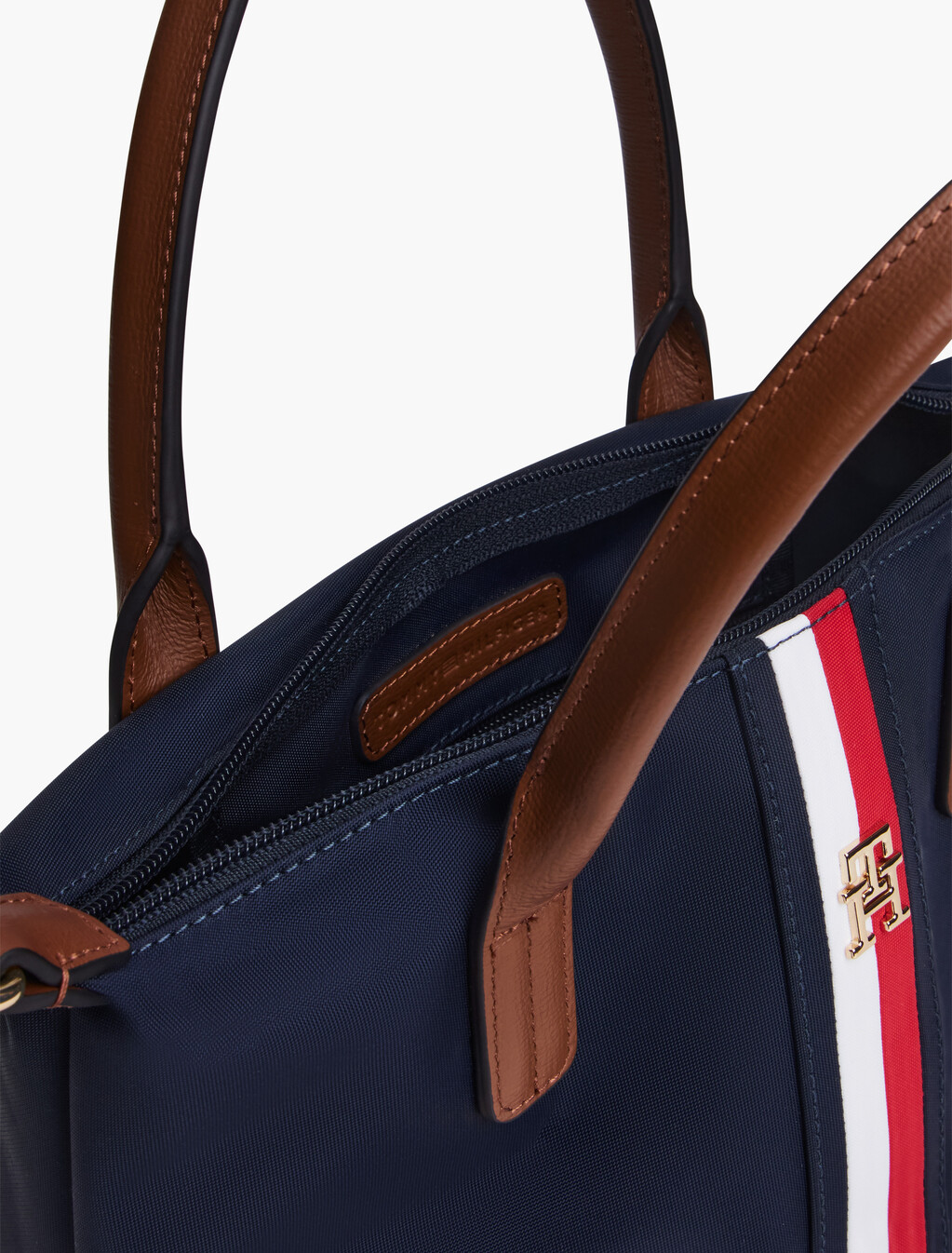 Popette Global Stripe Crossbody Tote Bag, Space Blue, hi-res