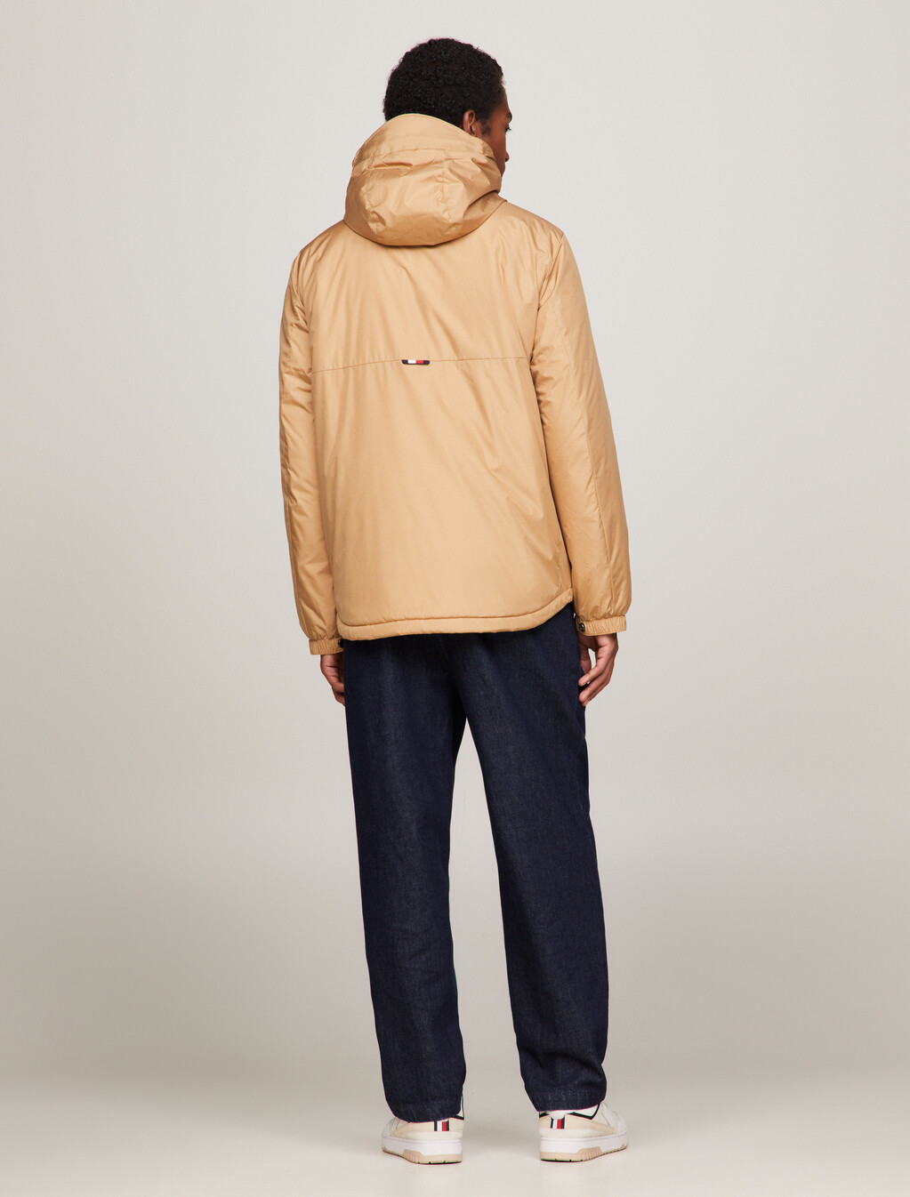 Logo Hooded Portland Jacket, Classic Khaki, hi-res