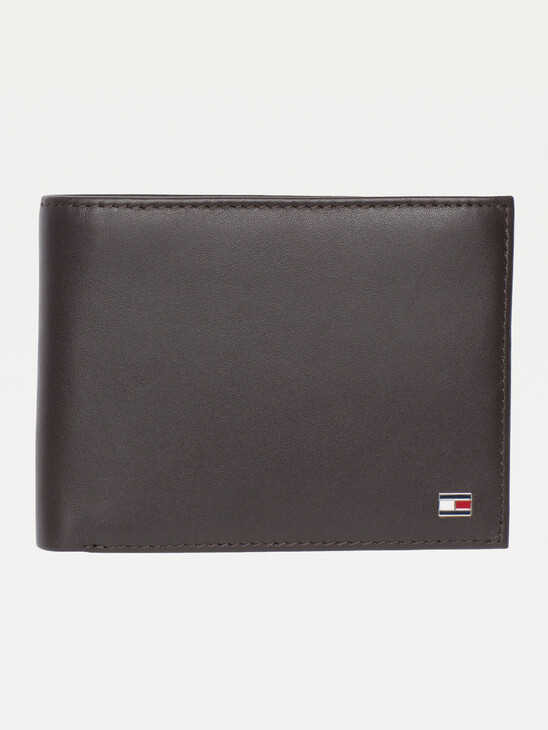 Leather Billfold Wallet With Coin Pocket