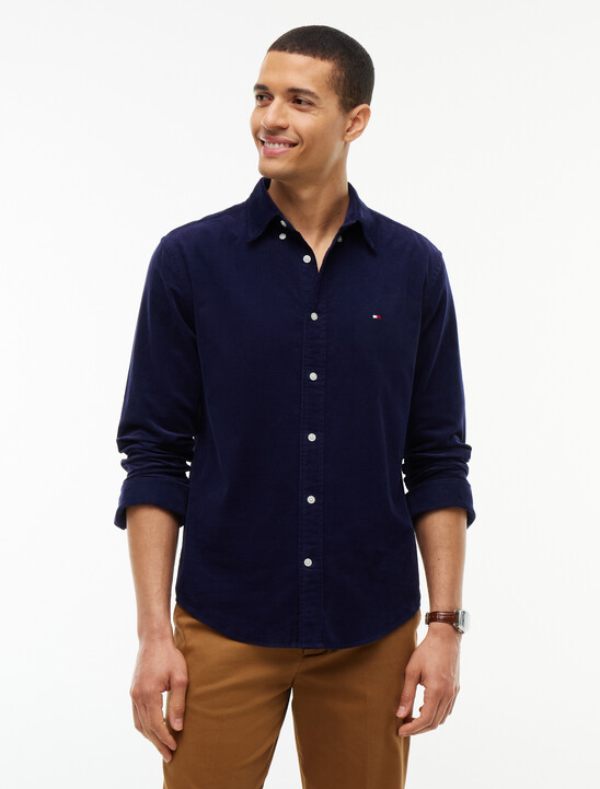 Regular Fit Corduroy Button-Down Shirt