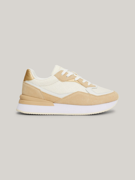 TH Monogram Leather Runner Trainers