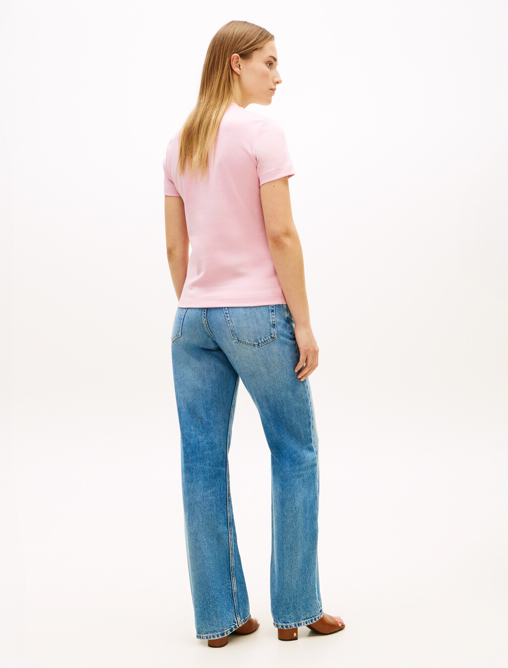 Asia Fit Double Knit Crewneck T-Shirt, Bonita Pink, hi-res