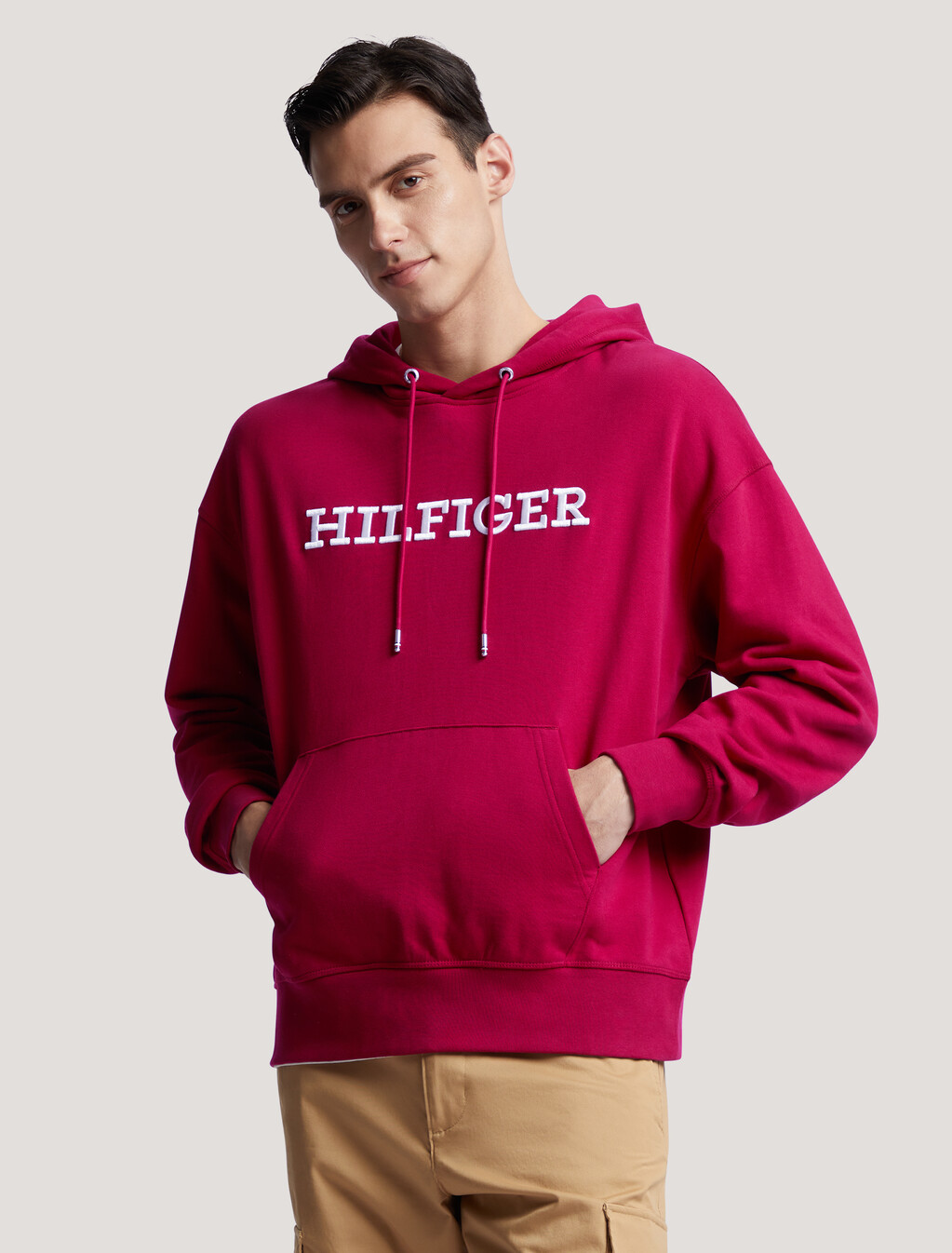Hilfiger Monotype Hoodie, Royal Berry, hi-res