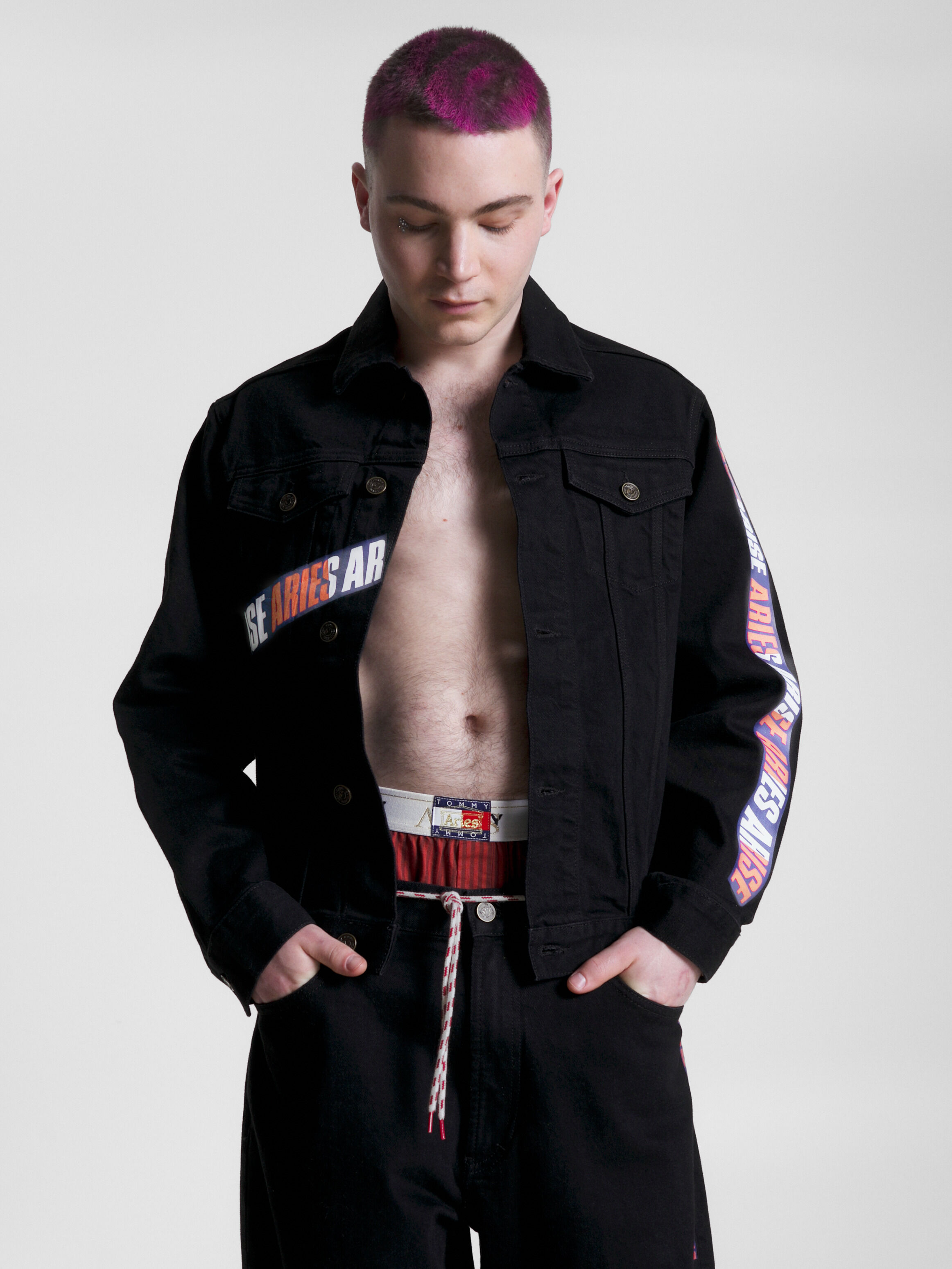 Tommy denim jacket mens hotsell