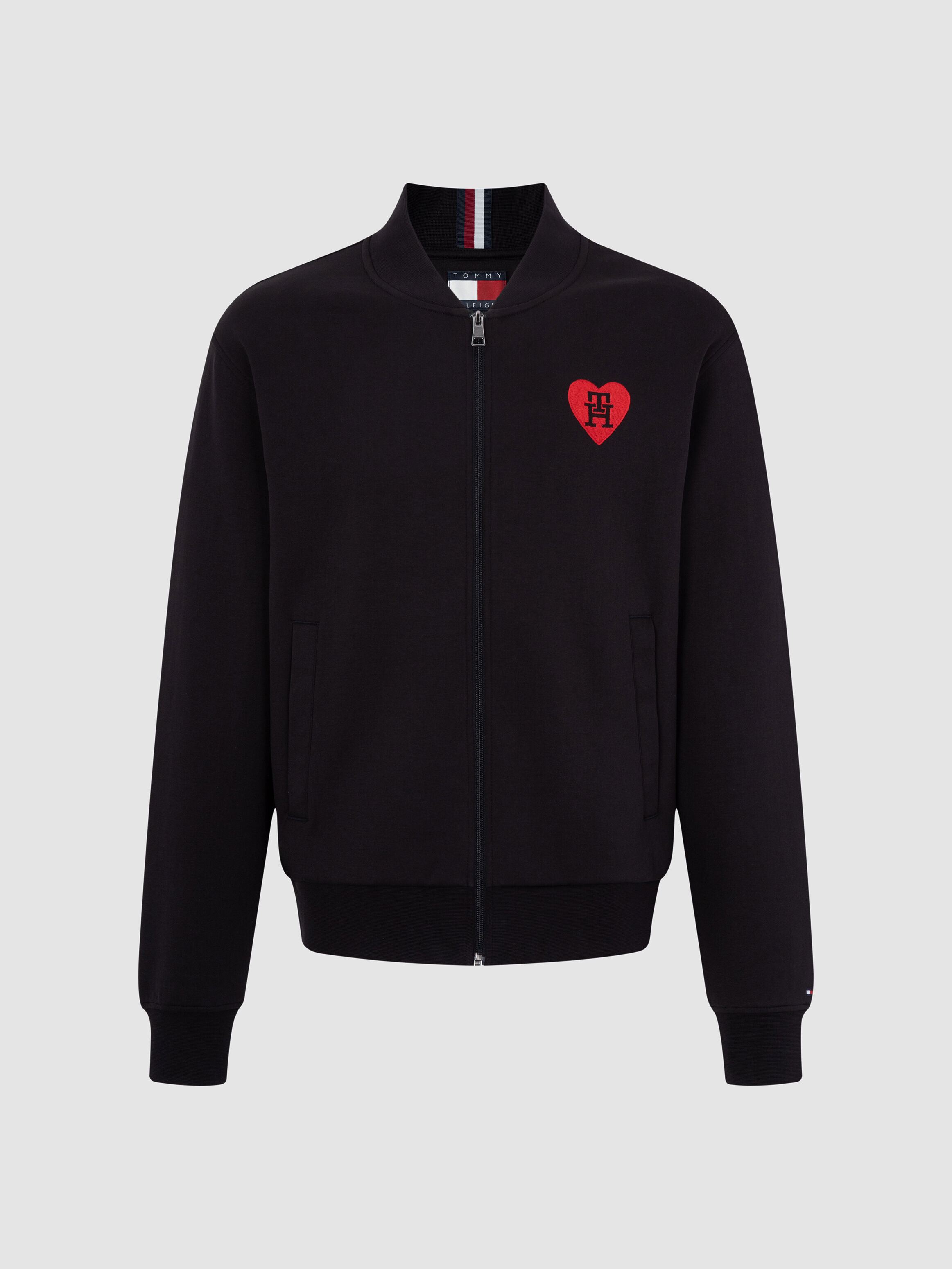 Valentine S Day Baseball Zip Jacket black Tommy Hilfiger Taiwan