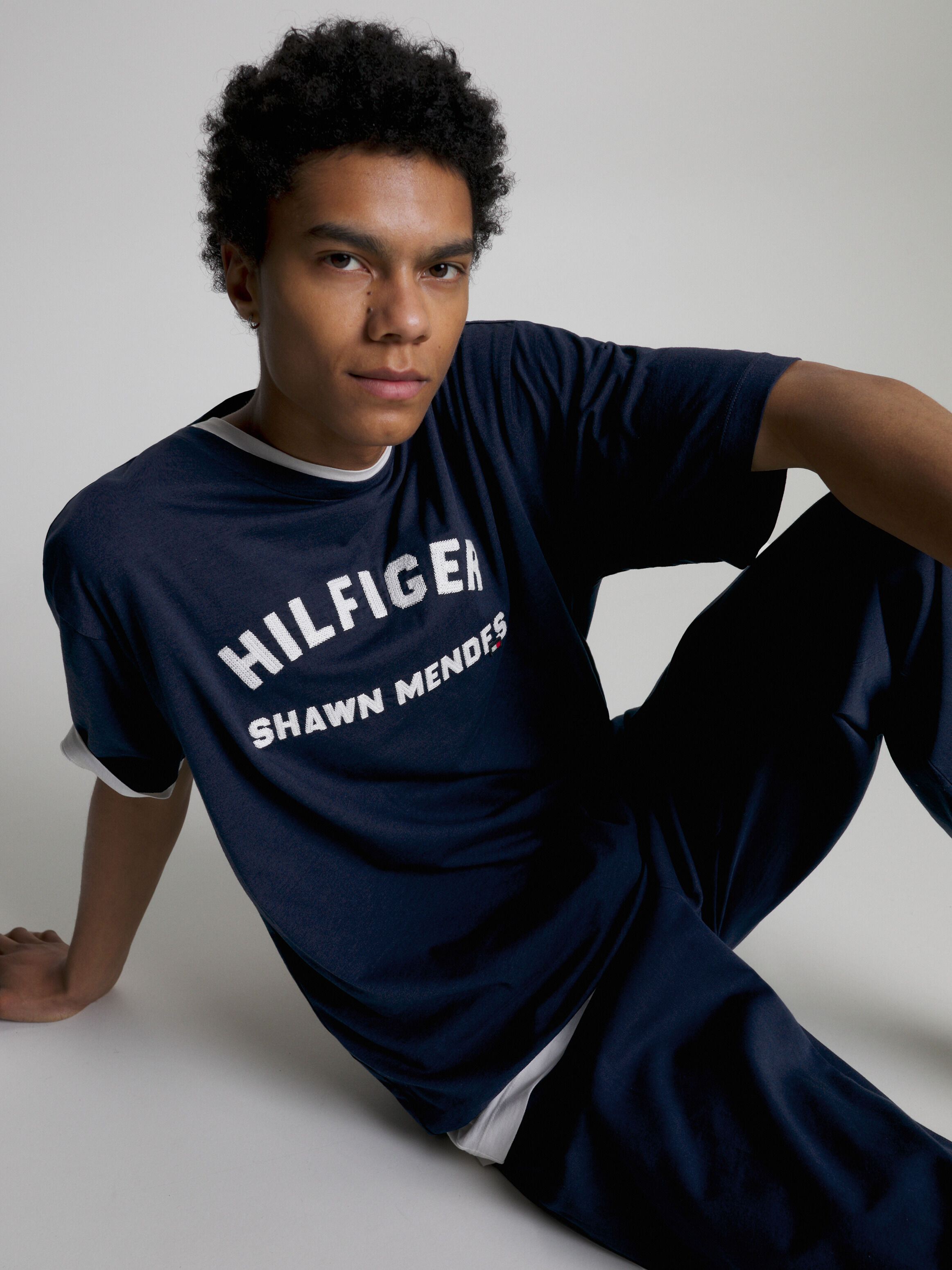 Tommy Hilfiger X Shawn Mendes Archive T Shirt blue Tommy Hilfiger Taiwan