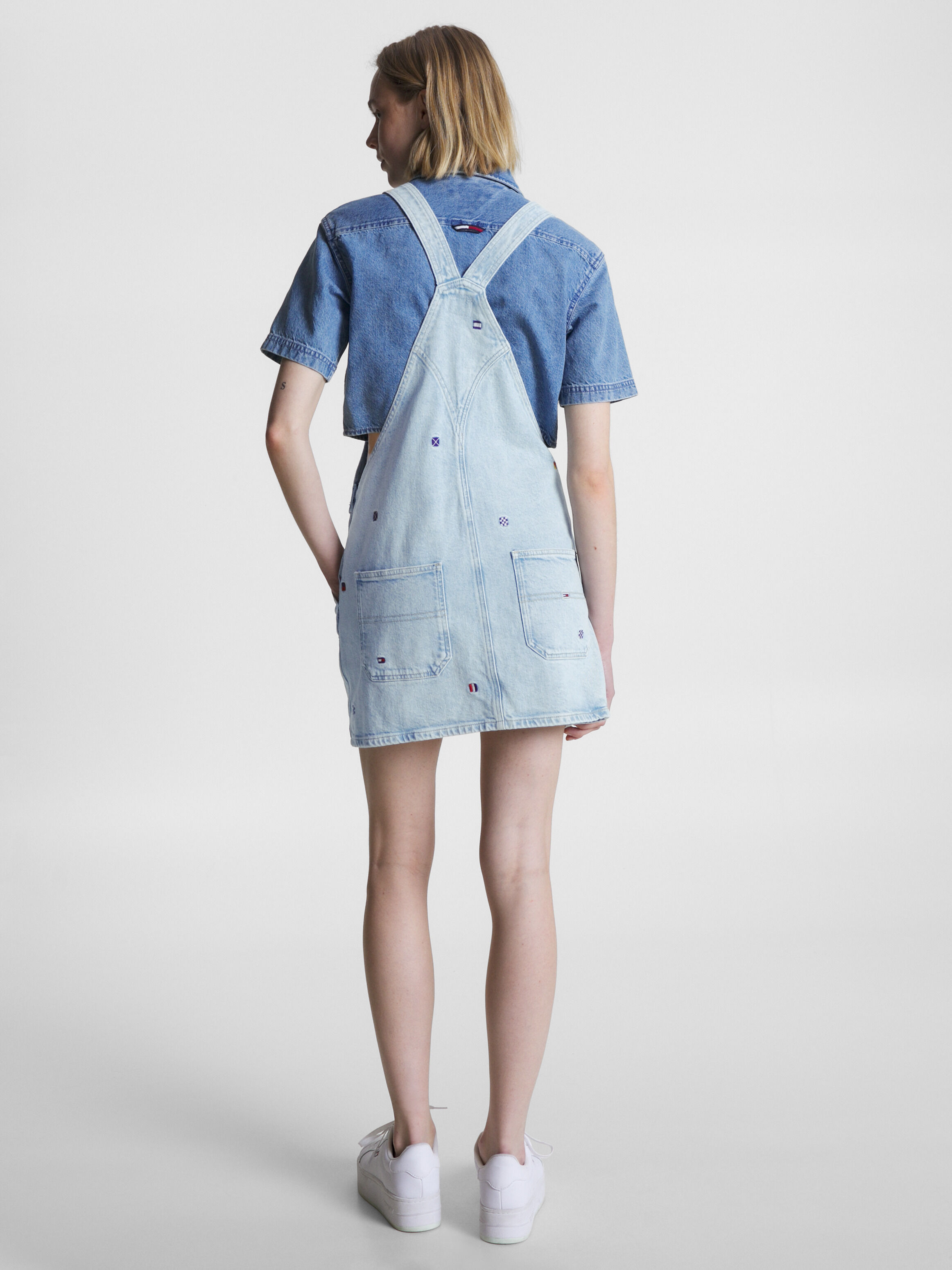 Denim Dungaree Dress Tommy Hilfiger Taiwan