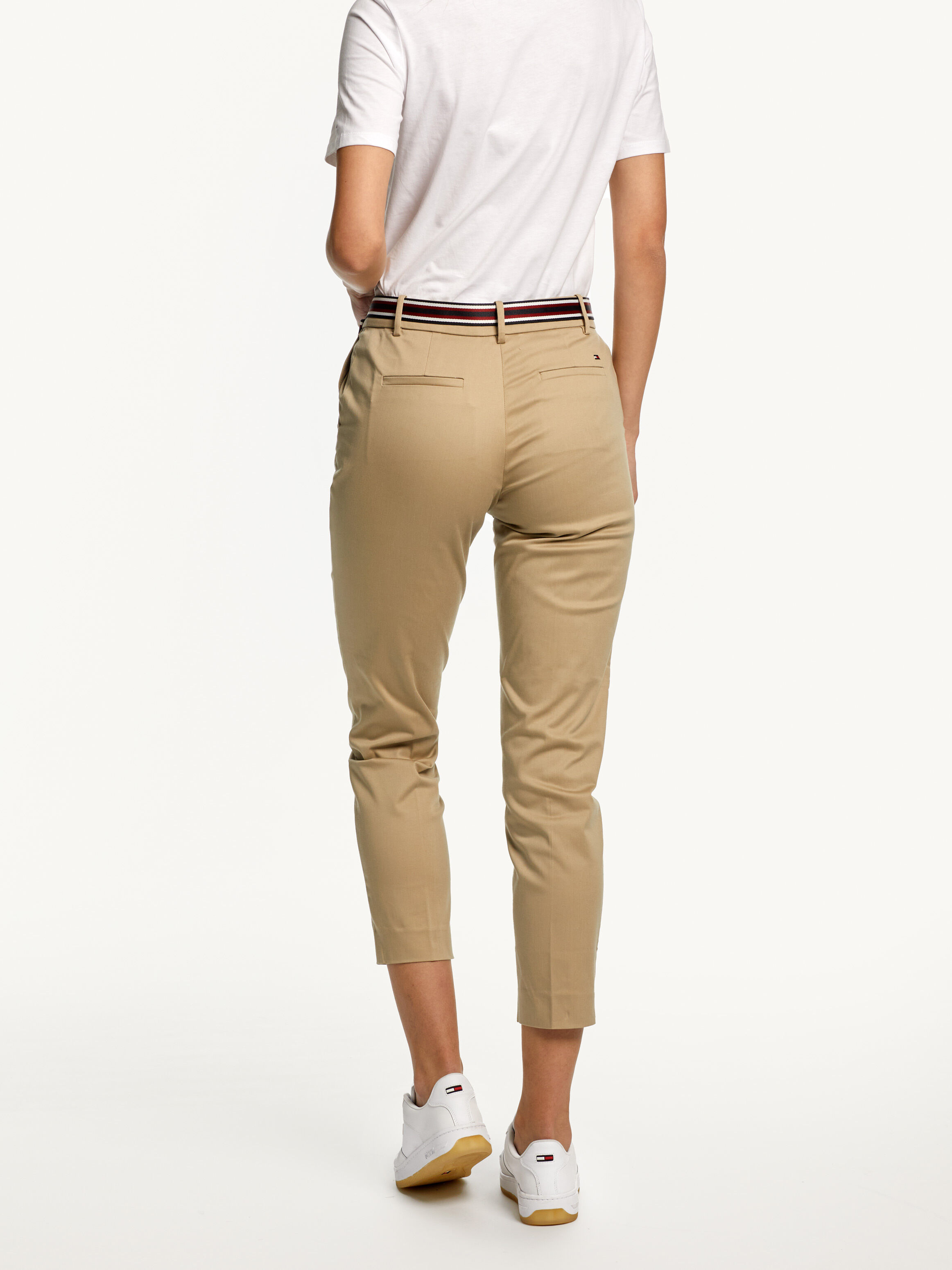 Khaki ankle pants womens sale