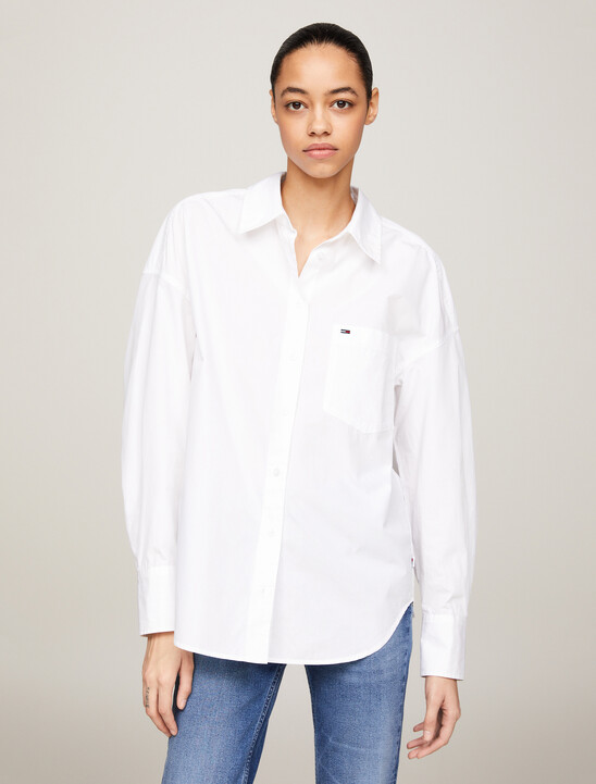 Oversized Script Logo Overshirt