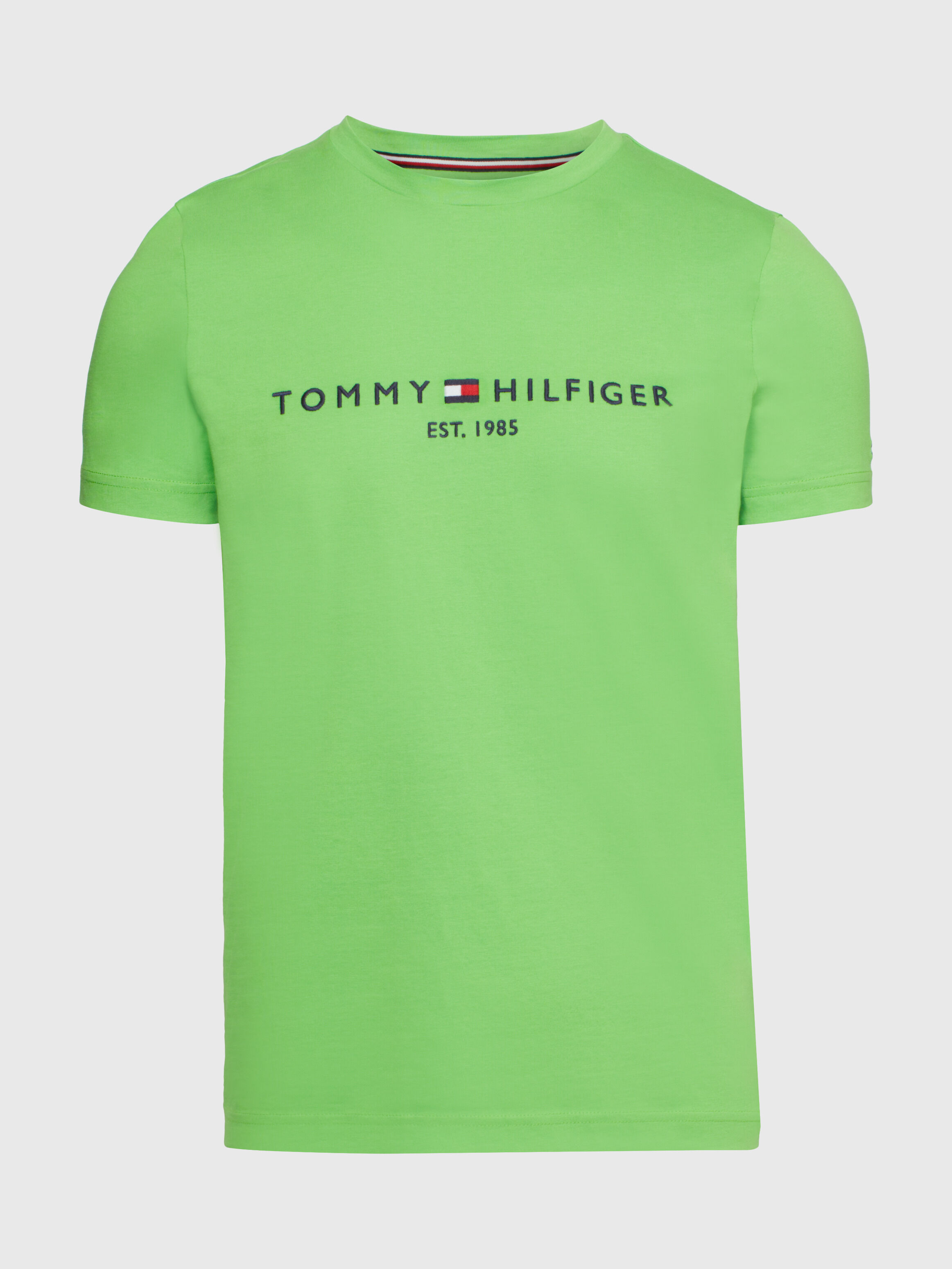 Lime green tommy hilfiger shirt hotsell