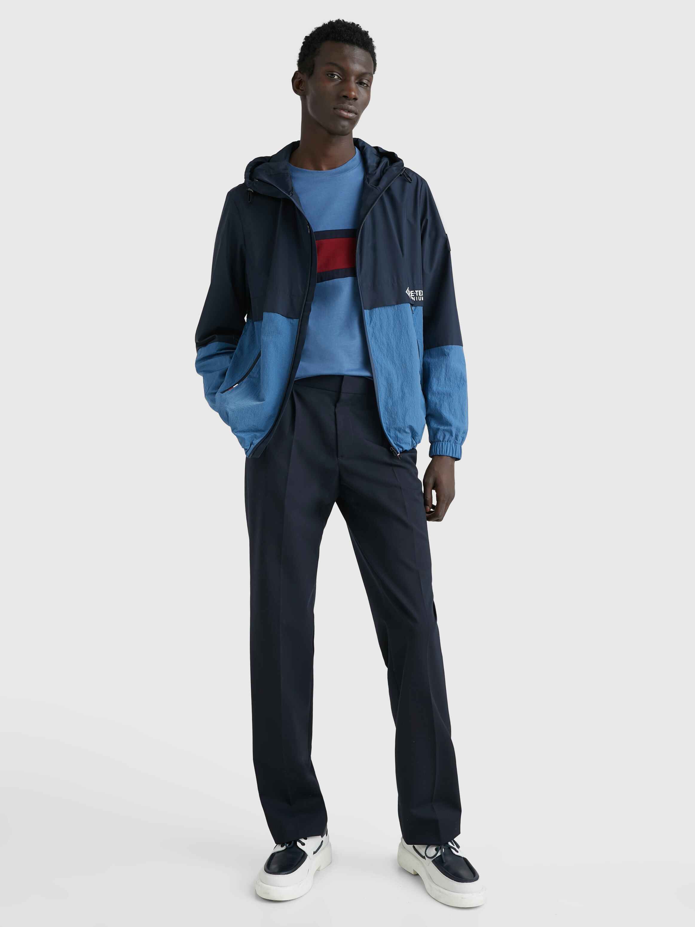 Mens windbreaker jacket with hood outlet