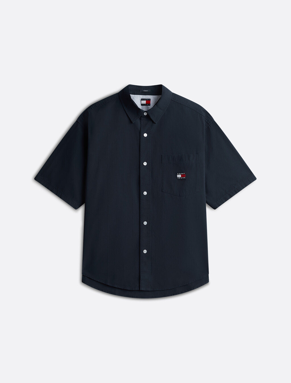 府綢襯衫式外套, Dark Night Navy, hi-res