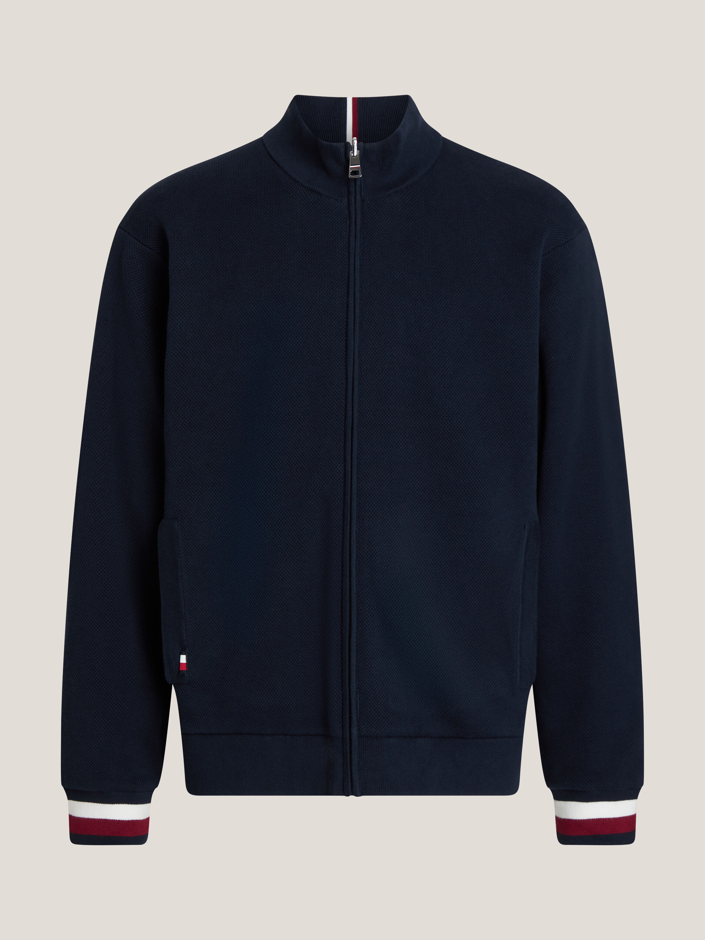 Mix Media Reversible Zip Thru Jacket