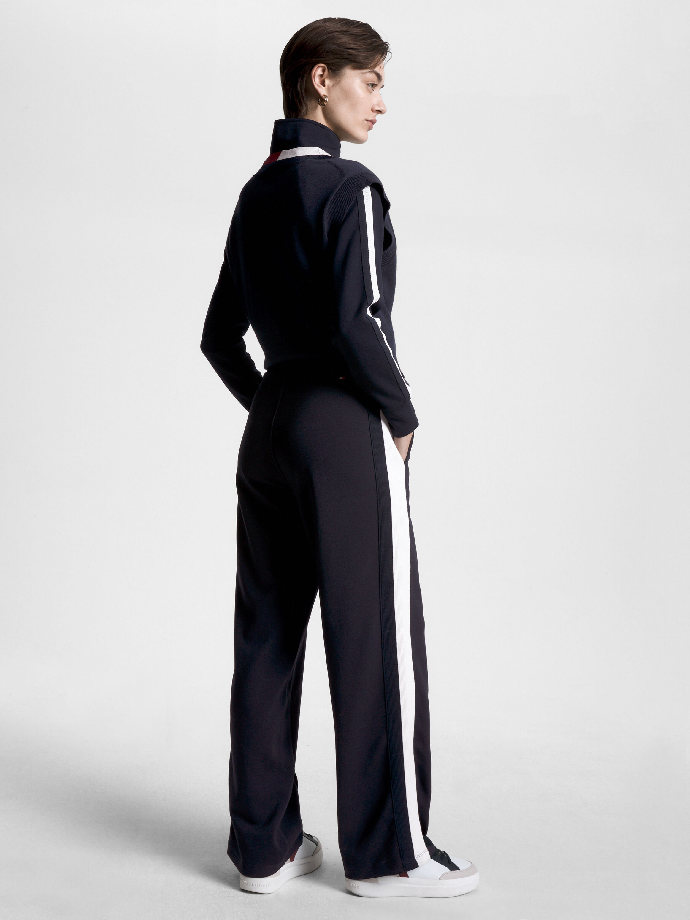 Tommy hilfiger on sale pants with stripe