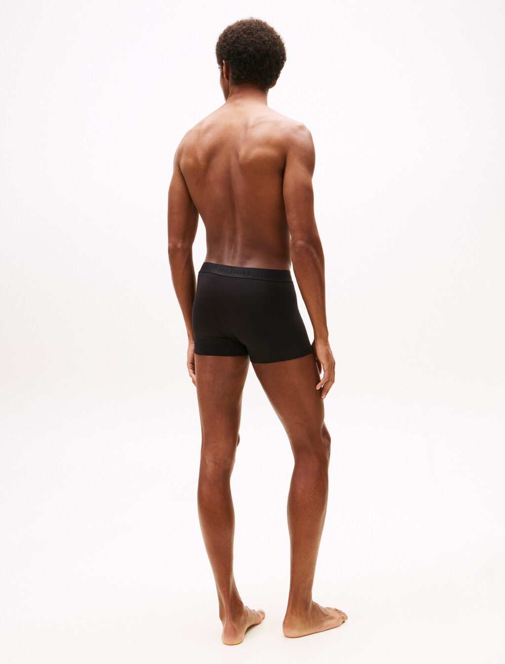 3 件裝同色系標誌平角內褲, Black/ Black/ Black, hi-res