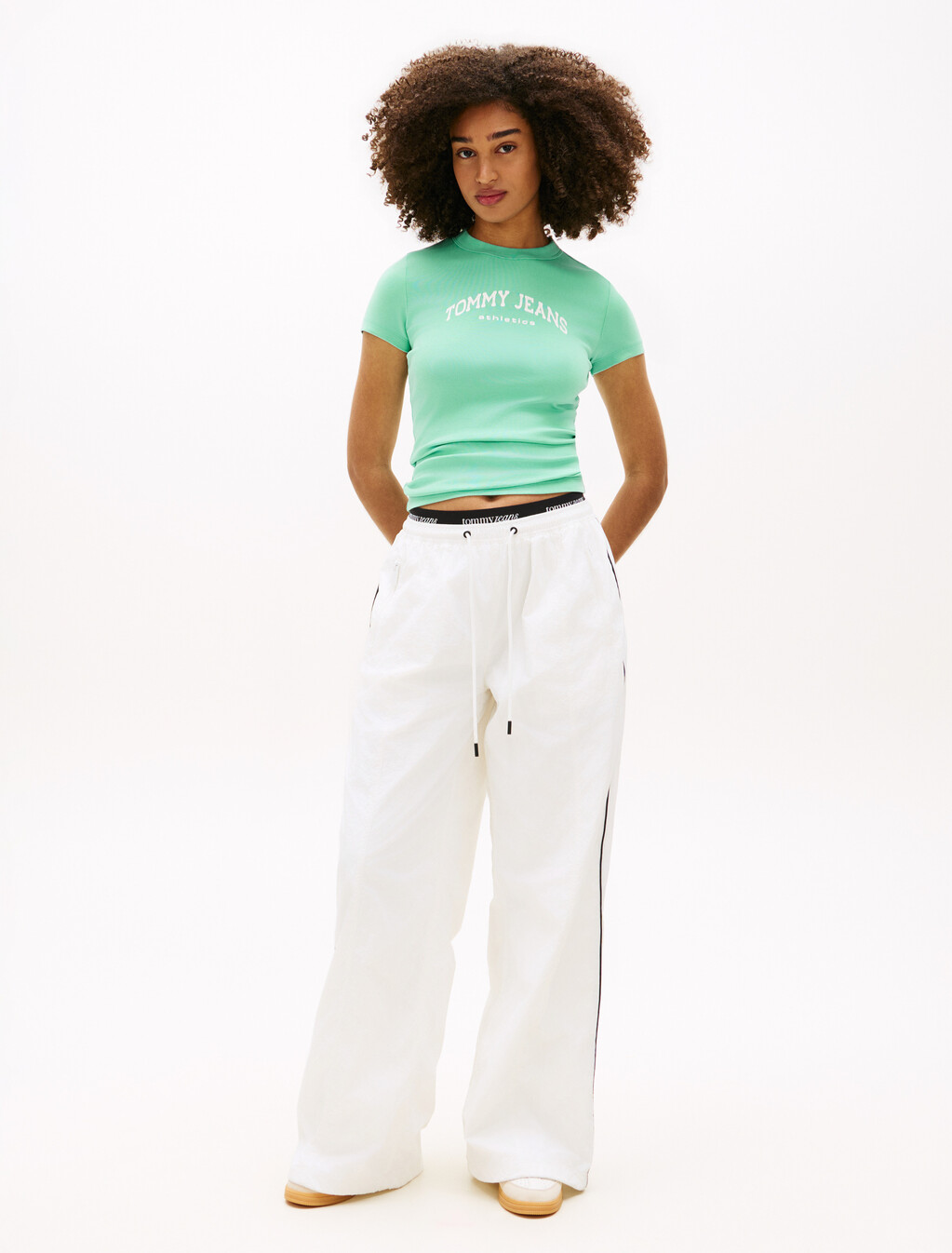 Logo Slim Crew Neck T-Shirt, Tropical Tide, hi-res