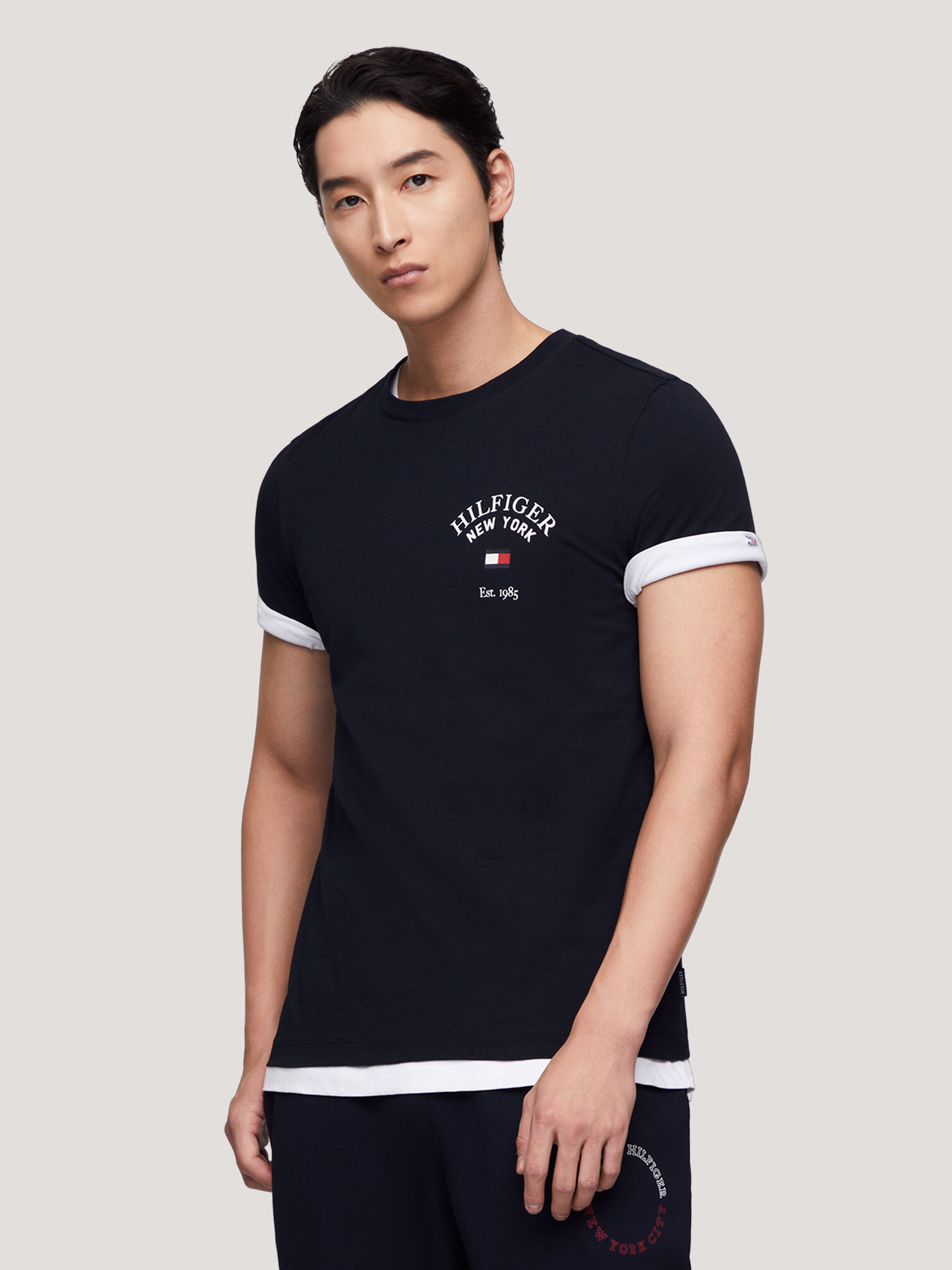 Tommy hilfiger t shirt slim fit hotsell