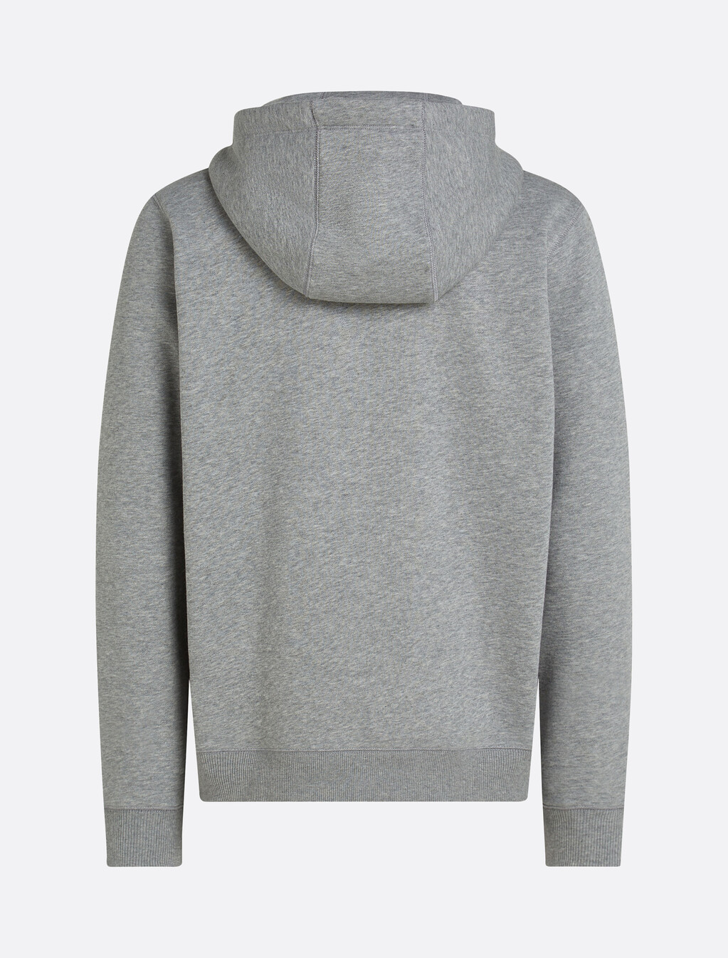 小標誌拉鍊連帽外套, Medium Grey Heather, hi-res