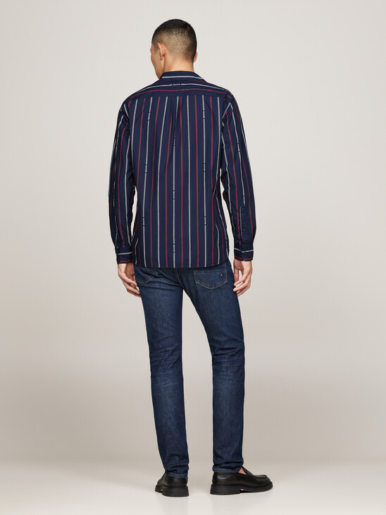 Hilfiger Monotype Pinstripe Regular Fit Shirt