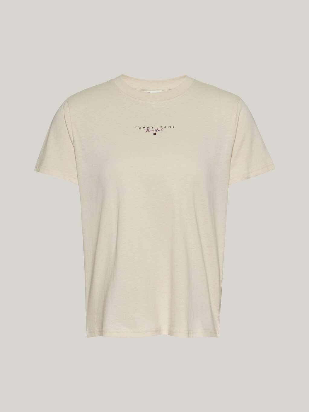 Minimal Logo Cotton T-Shirt, Newsprint, hi-res