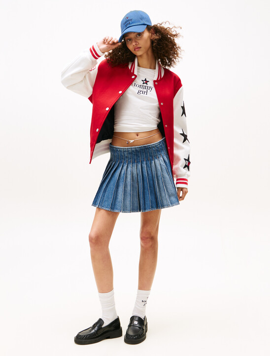 Tommy Girl 牛仔百褶迷你裙裝