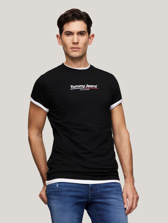 Extra Slim Flag Logo T-Shirt
