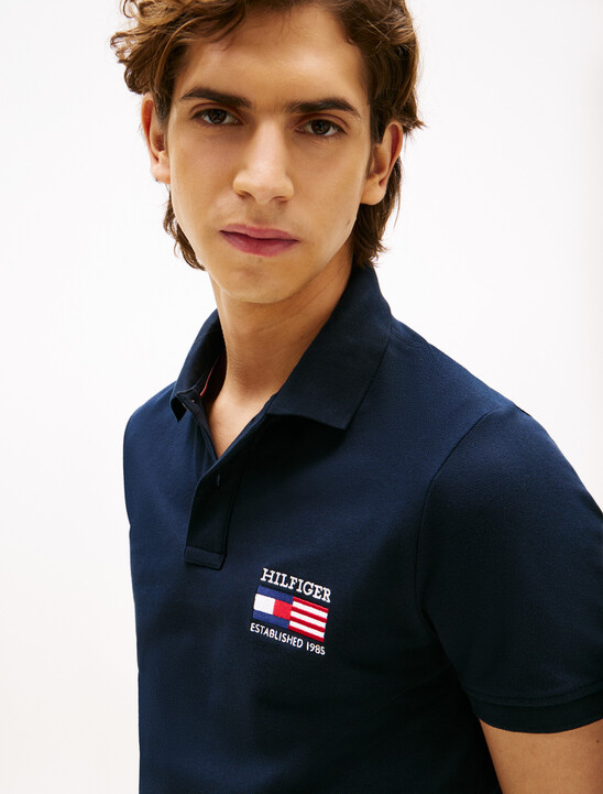 Hilfiger 旗幟 Polo 衫