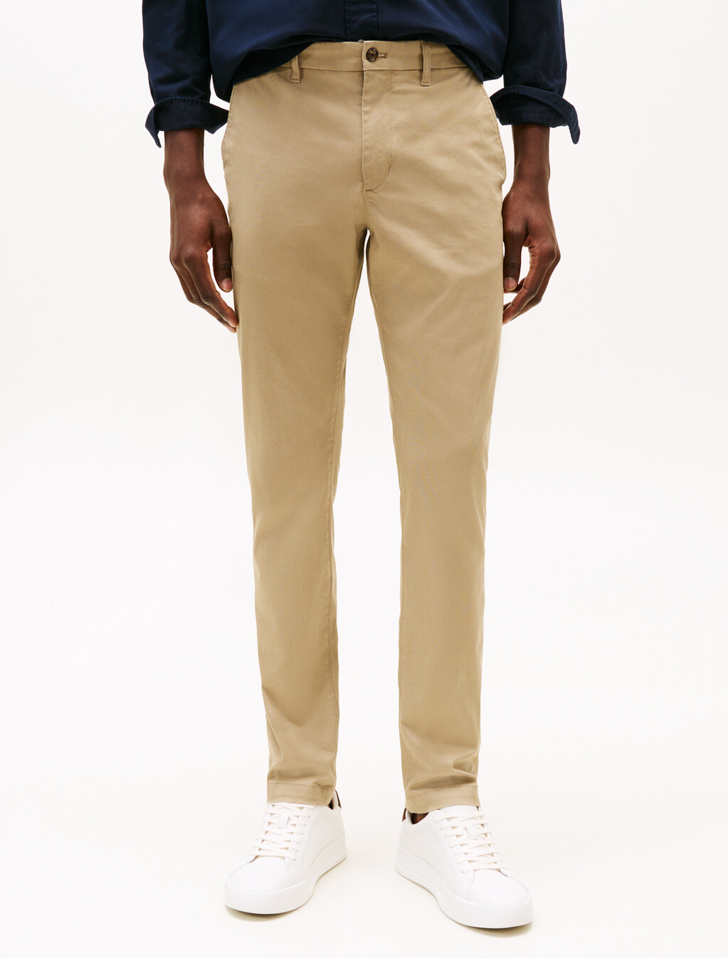 Bleecker 修身棉質斜紋長褲, Batique Khaki, hi-res