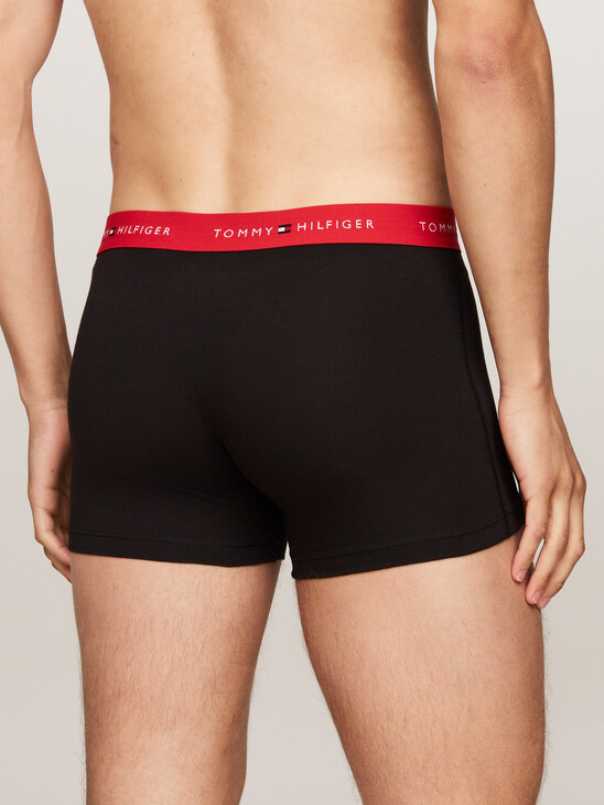 3-Pack Repeat Logo Waistband Trunks