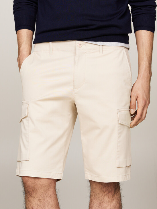 Twill Cargo Pocket Shorts