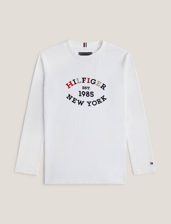 Boys Monotype Flock Logo T-Shirt
