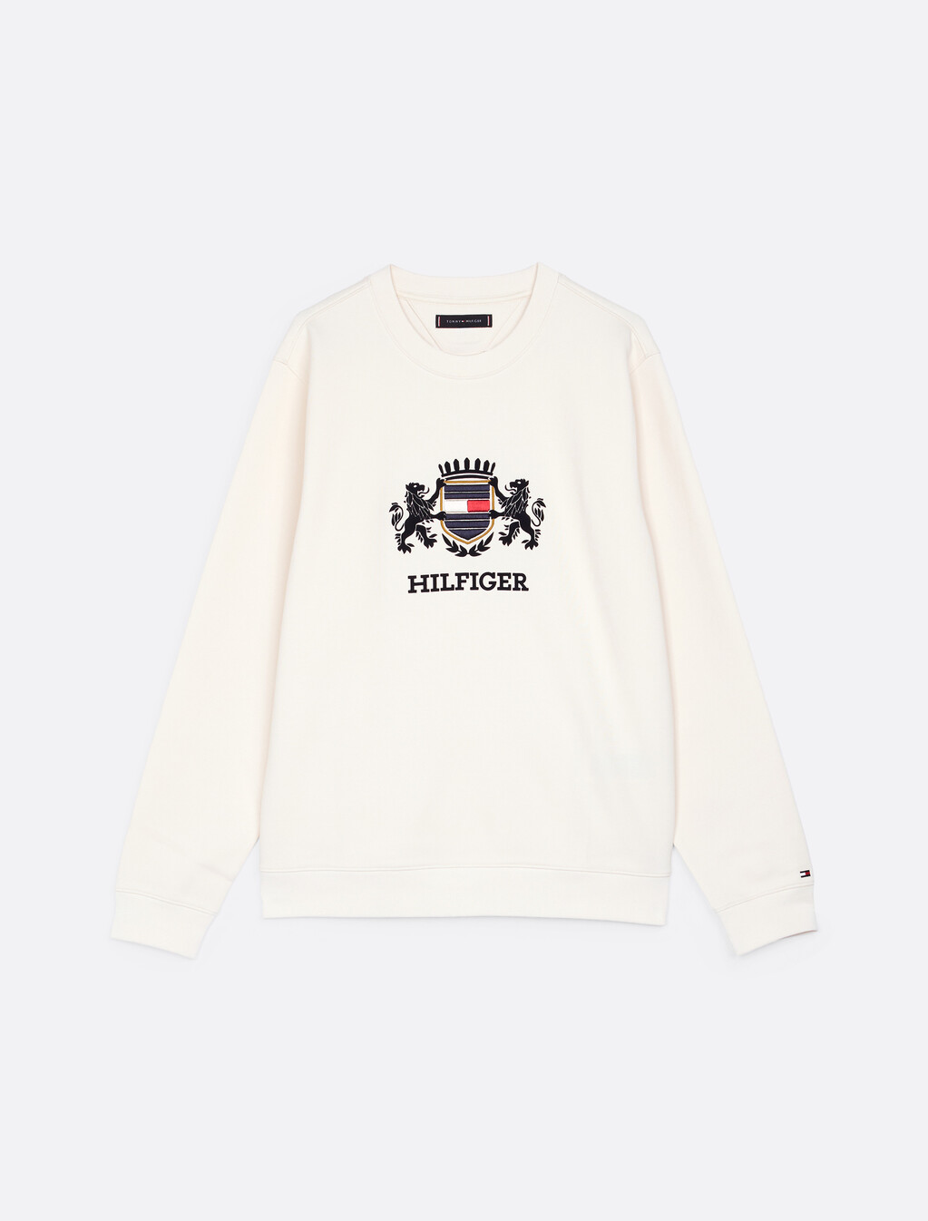 Logo Crew Neck Sweatshirt, Ivory Petal, hi-res