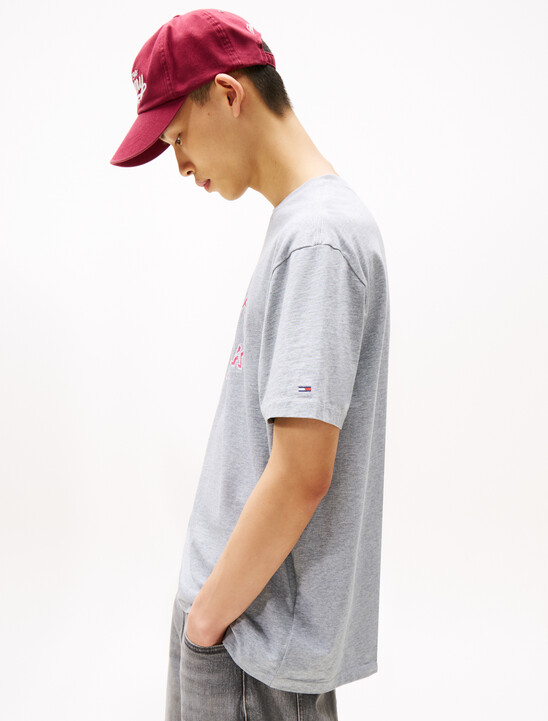 寬版過染棒球風 T 恤