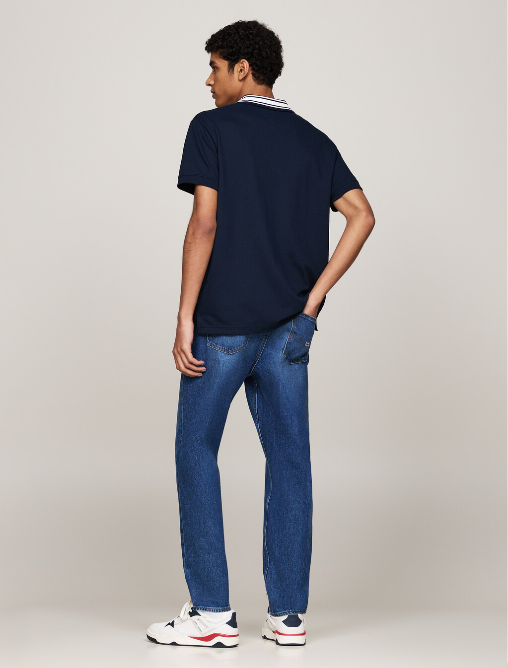 學院風標準版型 Polo 衫, Dark Night Navy, hi-res