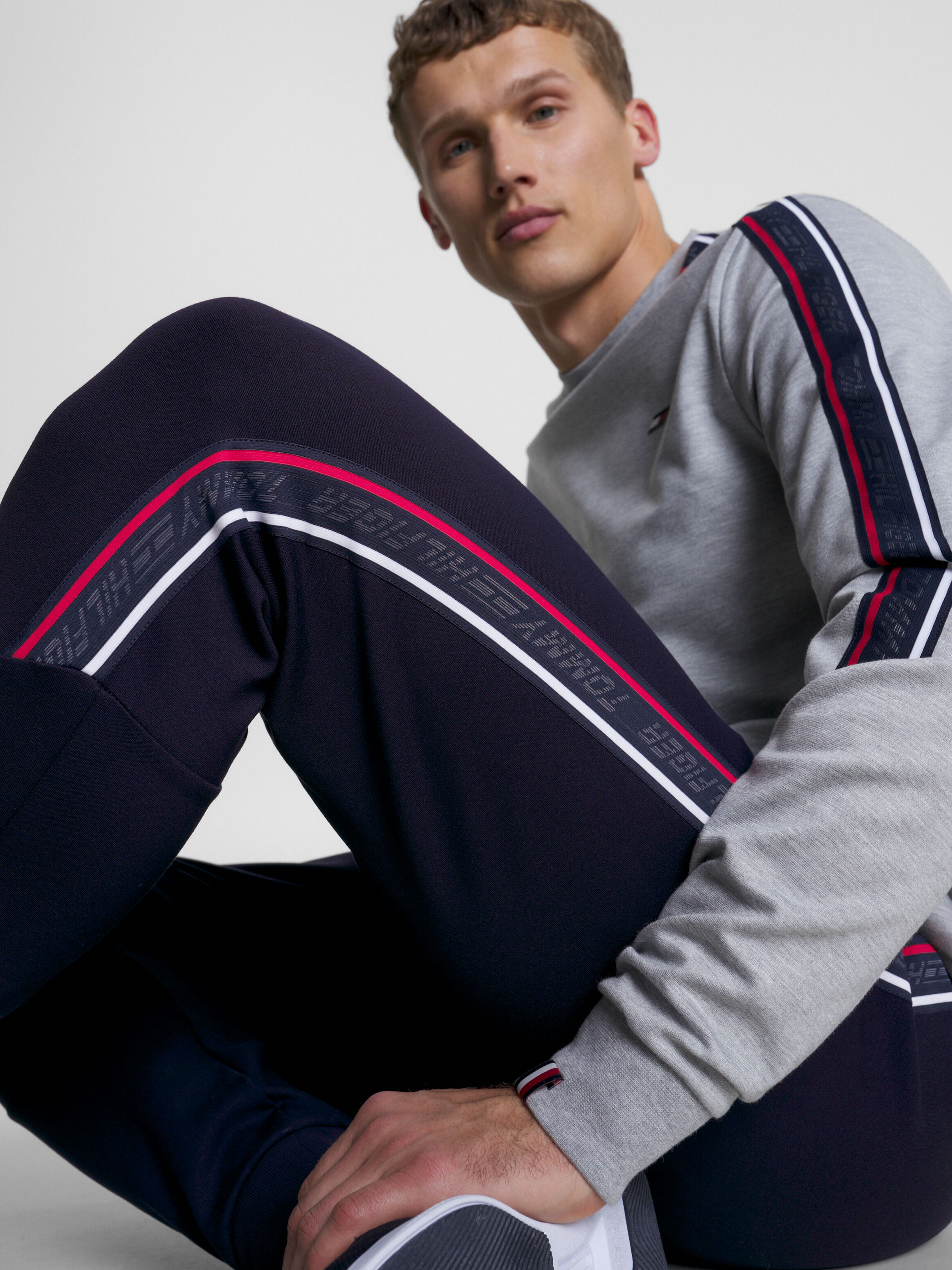 Tommy hilfiger tape top joggers