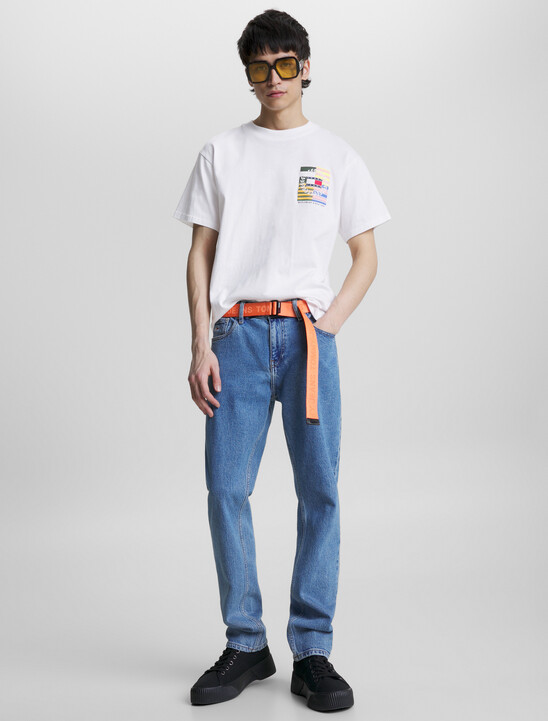 Back Flag Badge Relaxed Fit T-Shirt