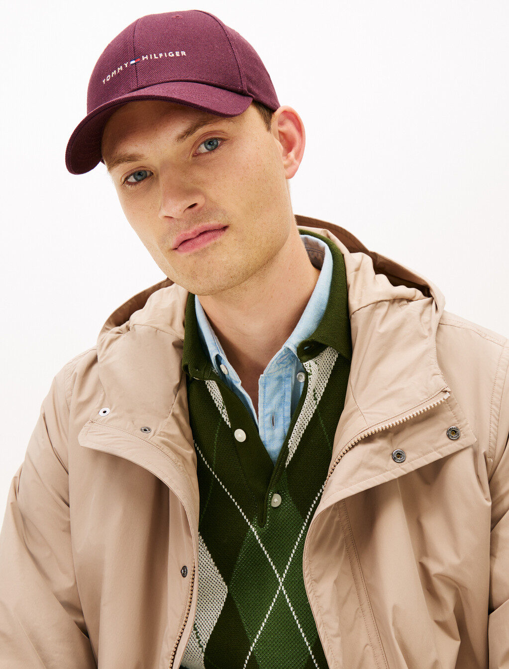 Logo Embroidery Twill Six-Panel Baseball Cap, Marzemino, hi-res