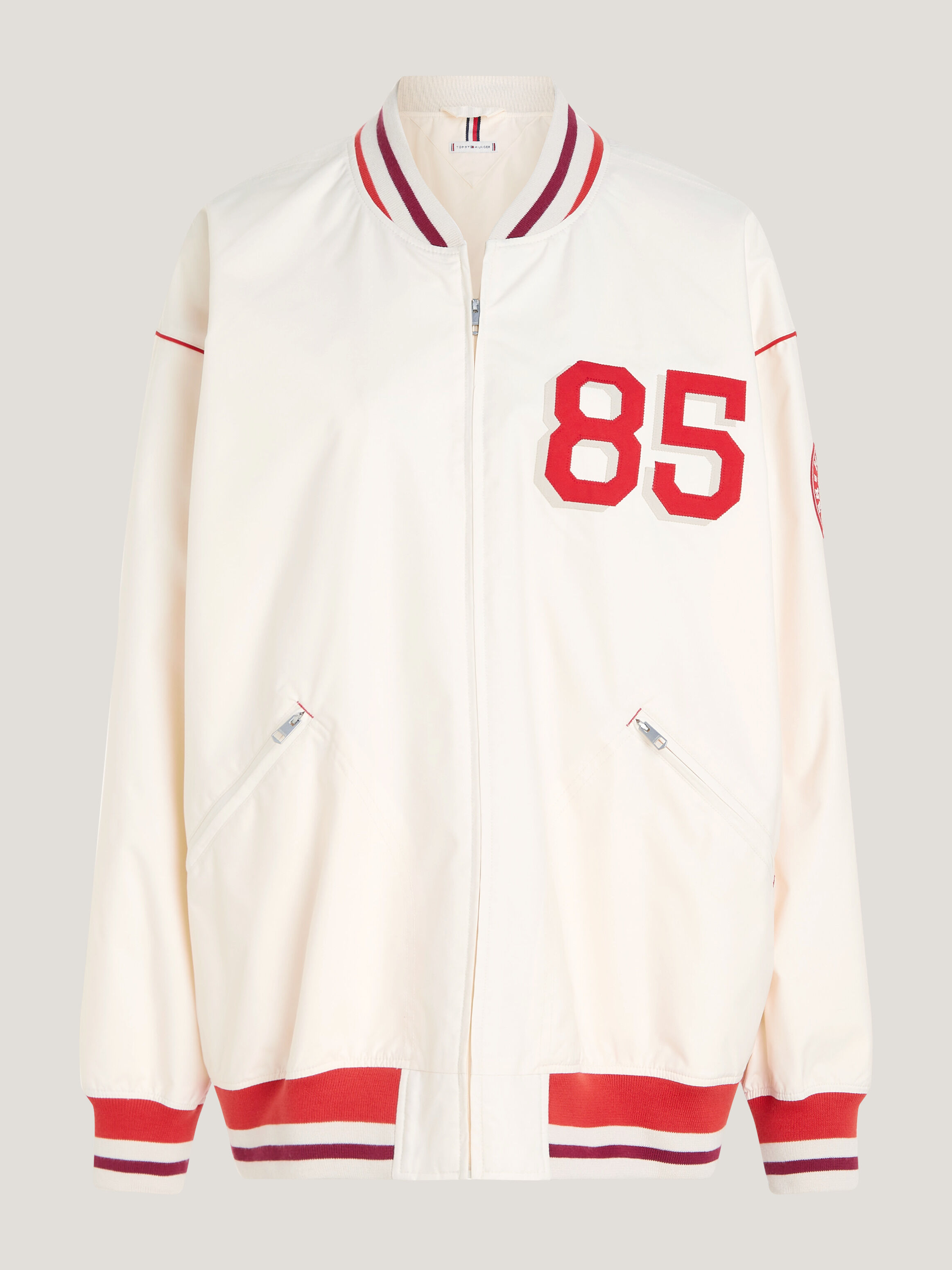 Tommy hilfiger big 2025 logo jacket