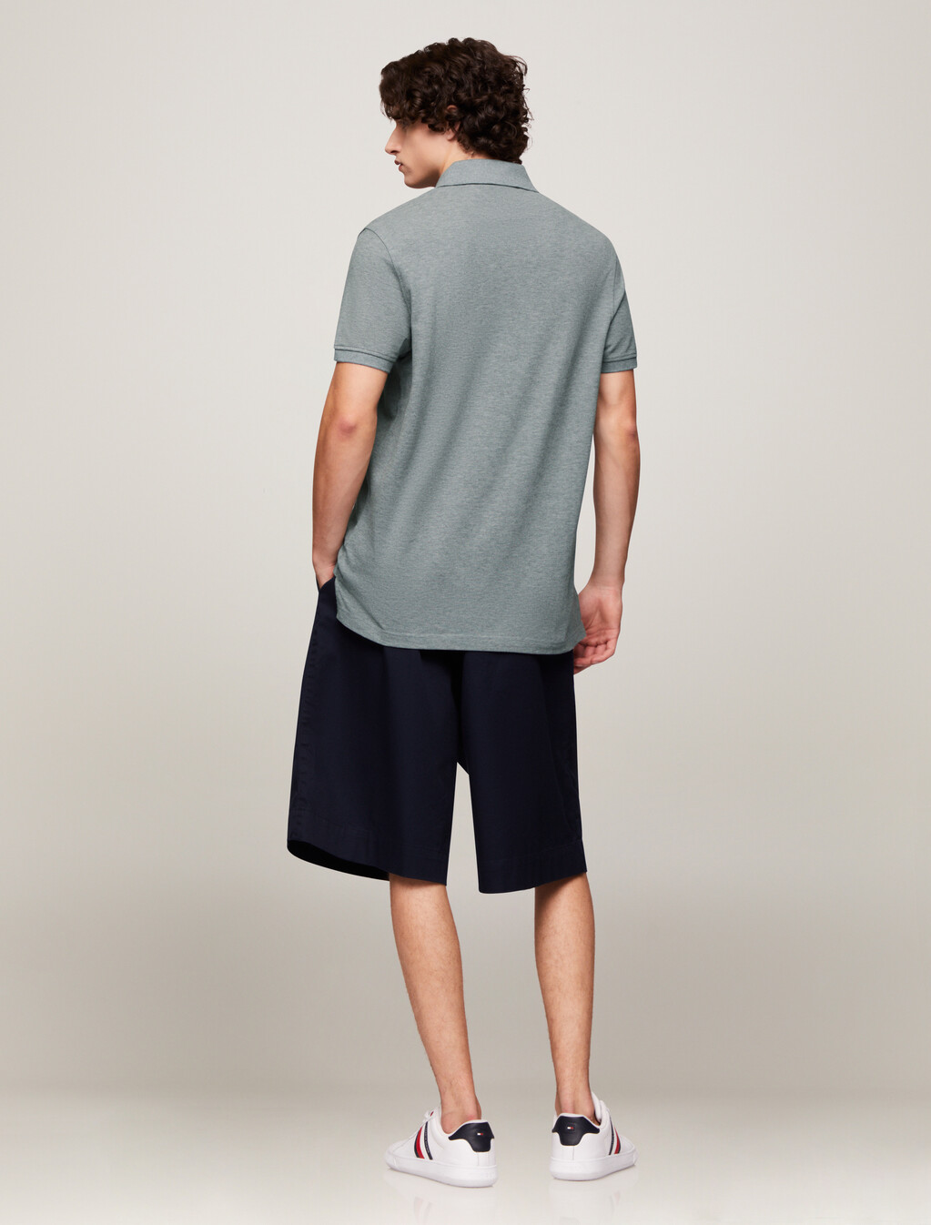 1985 系列標準版型 Polo 衫, Medium Grey Heather, hi-res