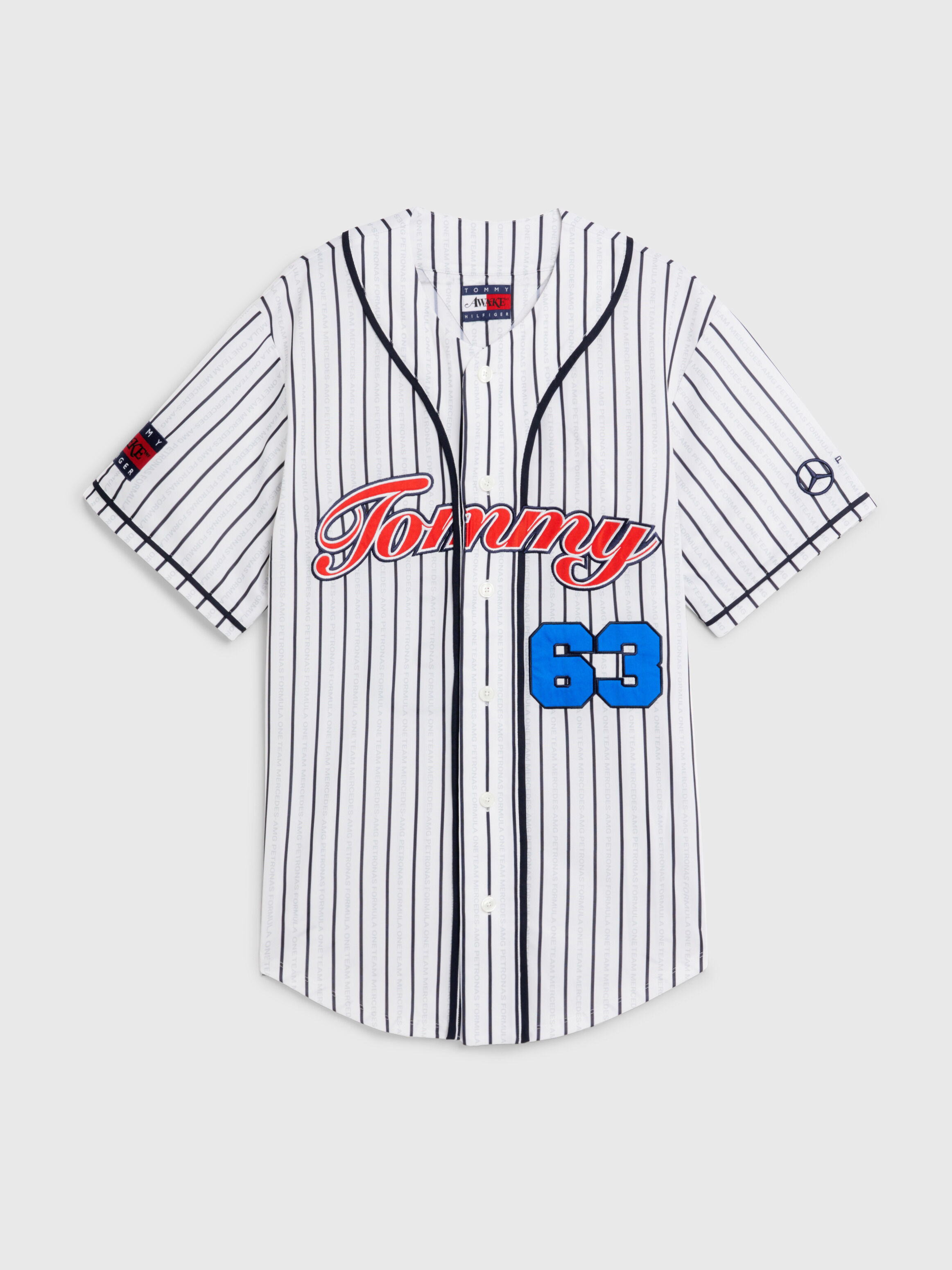 Tommy hilfiger baseball shirt best sale